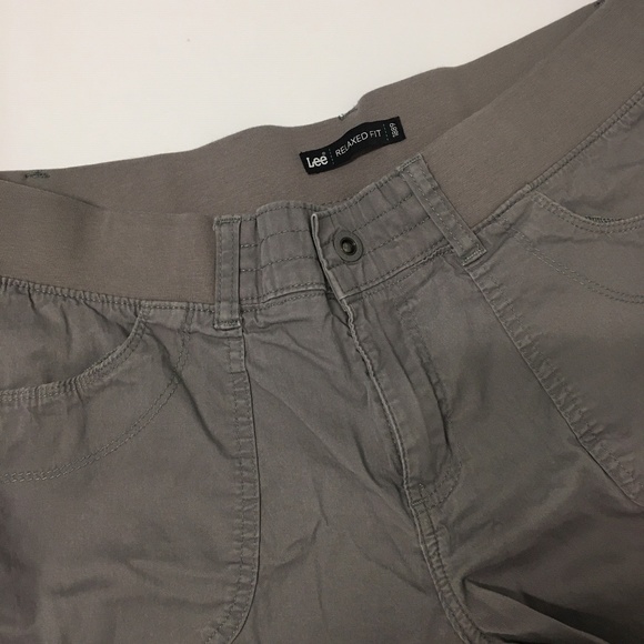 Gray Lee relaxed fit cropped pants size 12 medium - Picture 4 of 8